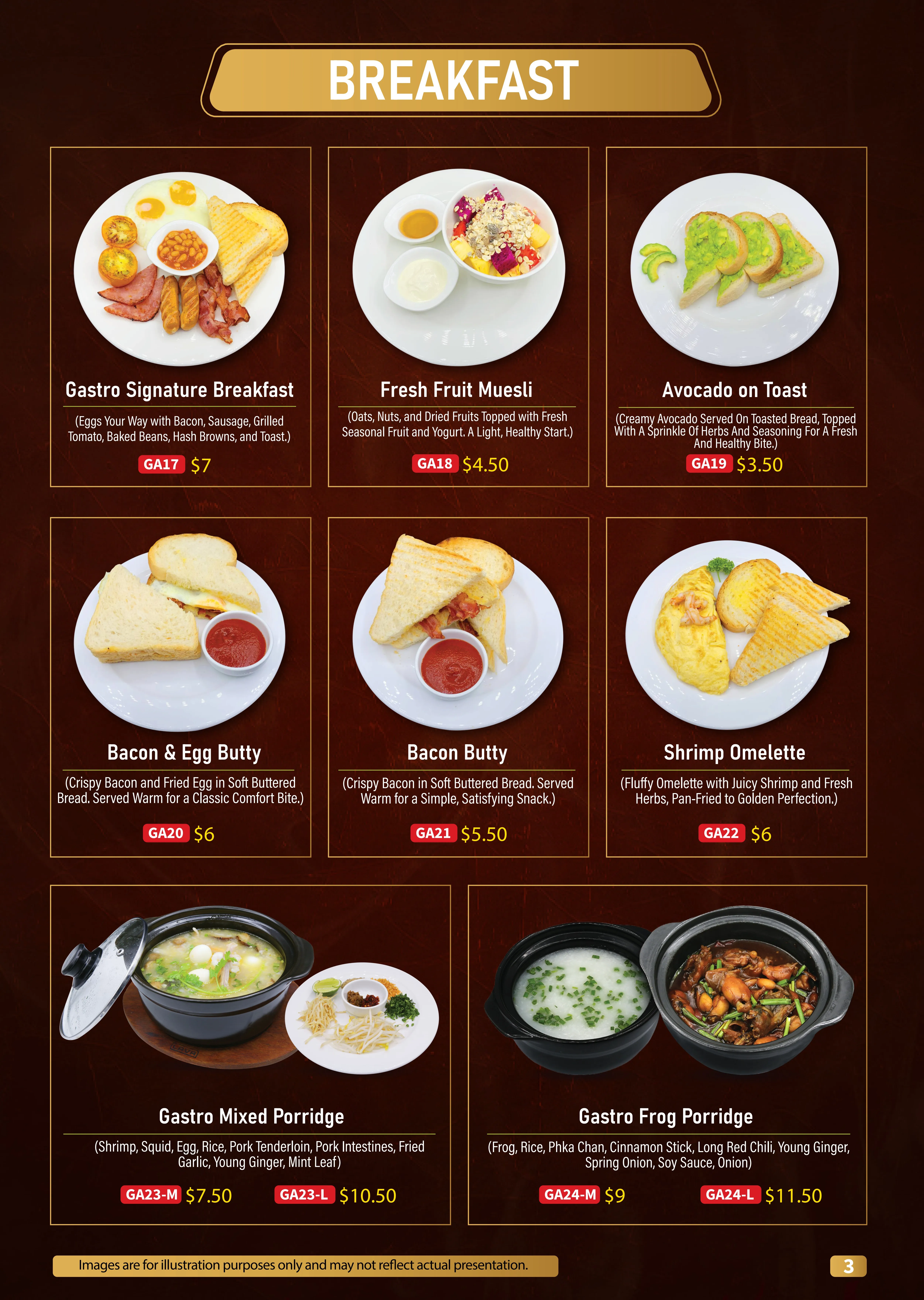 Breakfast Menu 3